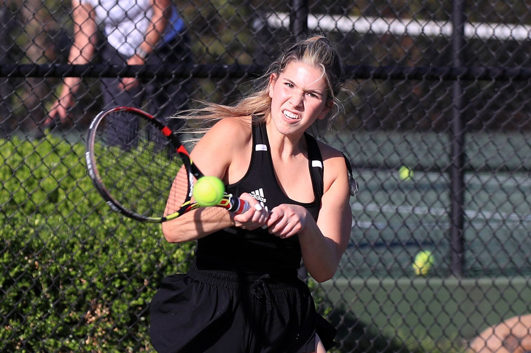 Class 2 girls tennis quarterfinal: Parkway Central 5, Cor Jesu 4